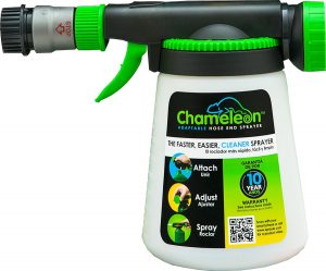 Hose sprayer compatible with Liqui-Dirt Natural Plant Food!